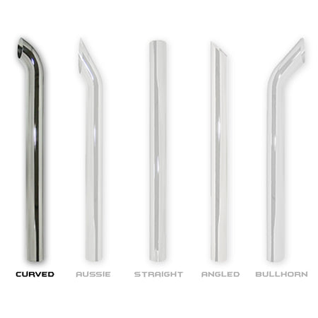 5" Grand Rock Chrome Exhaust Stacks - Berube's Truck Accessories