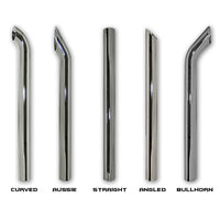 thumbnail image 2 of MIJ Exhaust Ltd Angled Exhaust Stack – 4" Stainless Steel, T304, Universal For Tractor Truck Big Rigs 2 of 5
