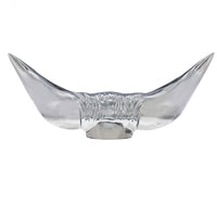 Chrome Bull Horns Hood Ornament