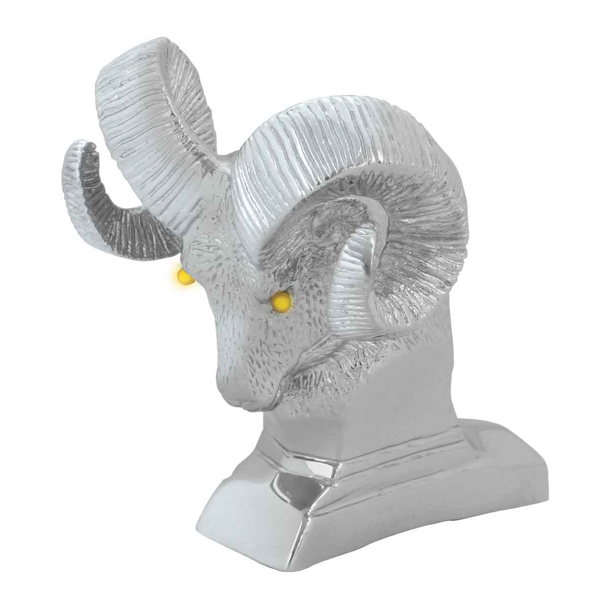 Ram Head Illuminated Hood Ornament