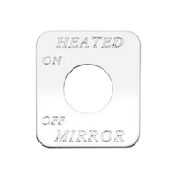 Kaper II Freightliner Stainless Steel Engraved Switch Plates