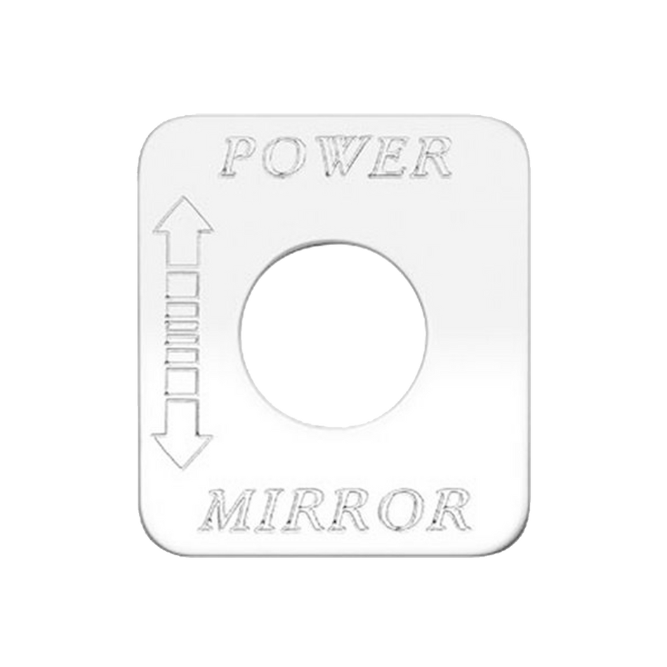 Engraved Switch Plate - Power Mirror Right