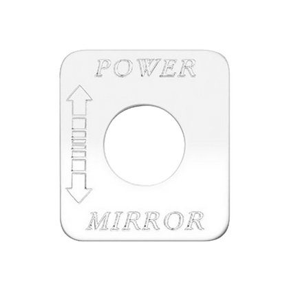 Engraved Switch Plate - Power Mirror Right
