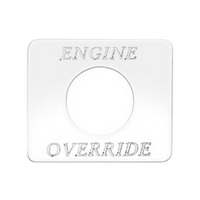 Kaper II Freightliner Stainless Steel Engraved Switch Plates