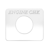 Kaper II Freightliner Stainless Steel Engraved Switch Plates