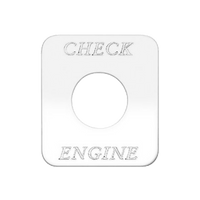 Kaper II Freightliner Stainless Steel Engraved Switch Plates