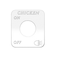 Kaper II Freightliner Stainless Steel Switch Covers - Engraved