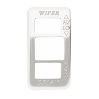 Kaper II Freightliner Stainless Steel Switch Covers - Engraved