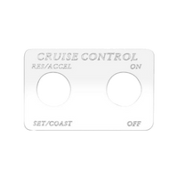 Kaper II Freightliner Stainless Steel Engraved Switch Plates