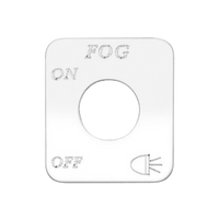 Kaper II Freightliner Stainless Steel Engraved Switch Plates