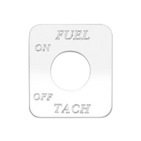 Kaper II Freightliner Stainless Steel Engraved Switch Plates