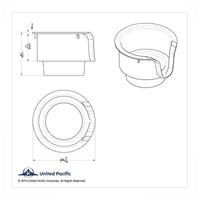 Kenworth / Peterbilt Cup Holder Insert