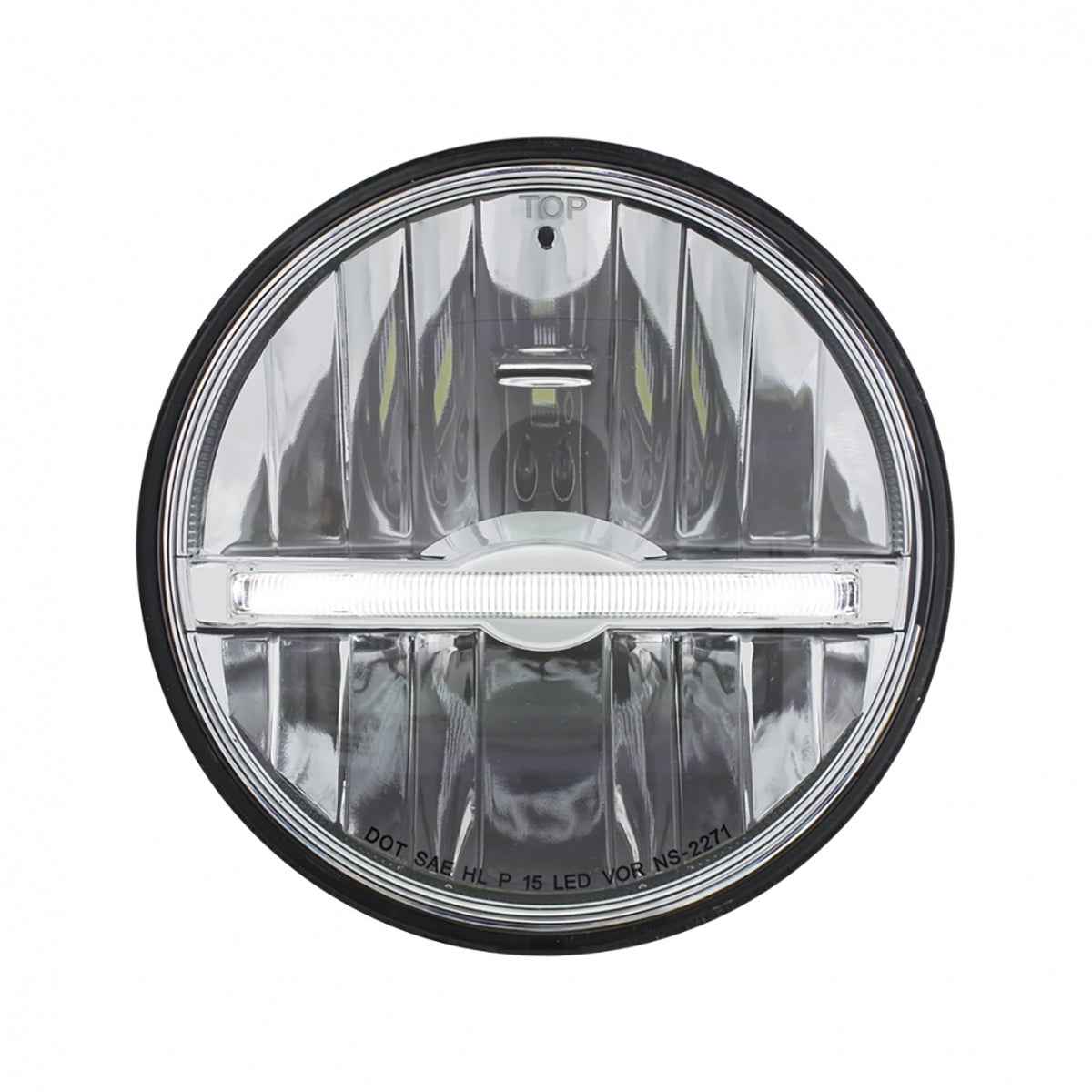 United Pacific Headlight with 9 LEDs Amber or White Position Light Bar