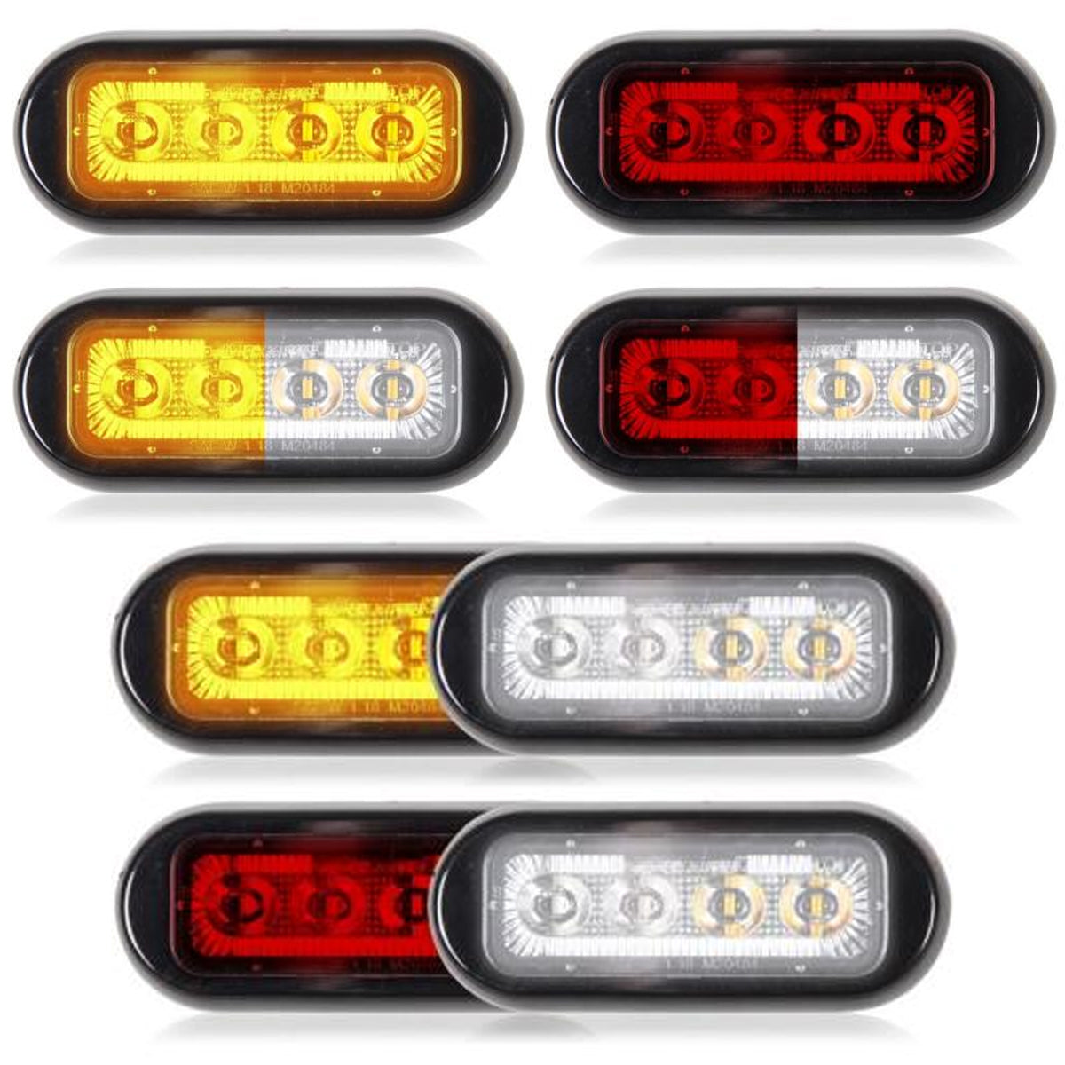 Maxxima 3.8 Inch Low Profile LED Surface Mount Warning Lights