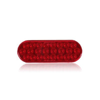 6" Oval Warning Flasher Light (Amber, Red, Amber/Clear)