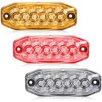 Maxxima 6 LED Ultra-thin Class 2 Emergency Warning Light w Clear Lens