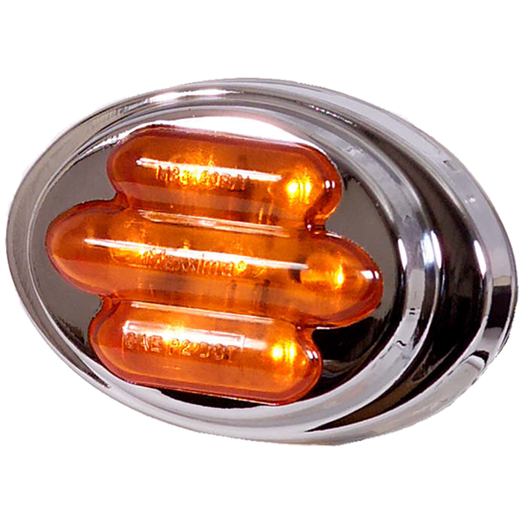 Maxxima 3" Chrome Oval LED Light Berube's Truck Accessories