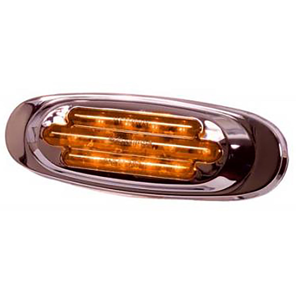 Maxxima 6.5" Led Oval Light with Chrome Housing Berube's Truck