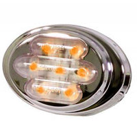 Maxxima 3" Chrome Oval LED Light