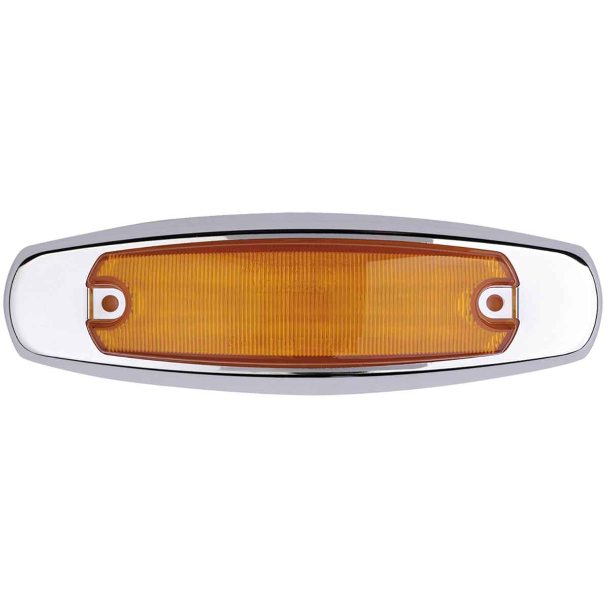 Peterbilt Style Oval Marker/Clearance LED Light - Red or Amber LEDs (Colored or Clear Lens)