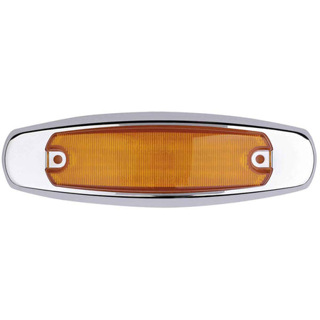 Peterbilt Style Oval Marker/Clearance LED Light - Red or Amber LEDs (Colored or Clear Lens)
