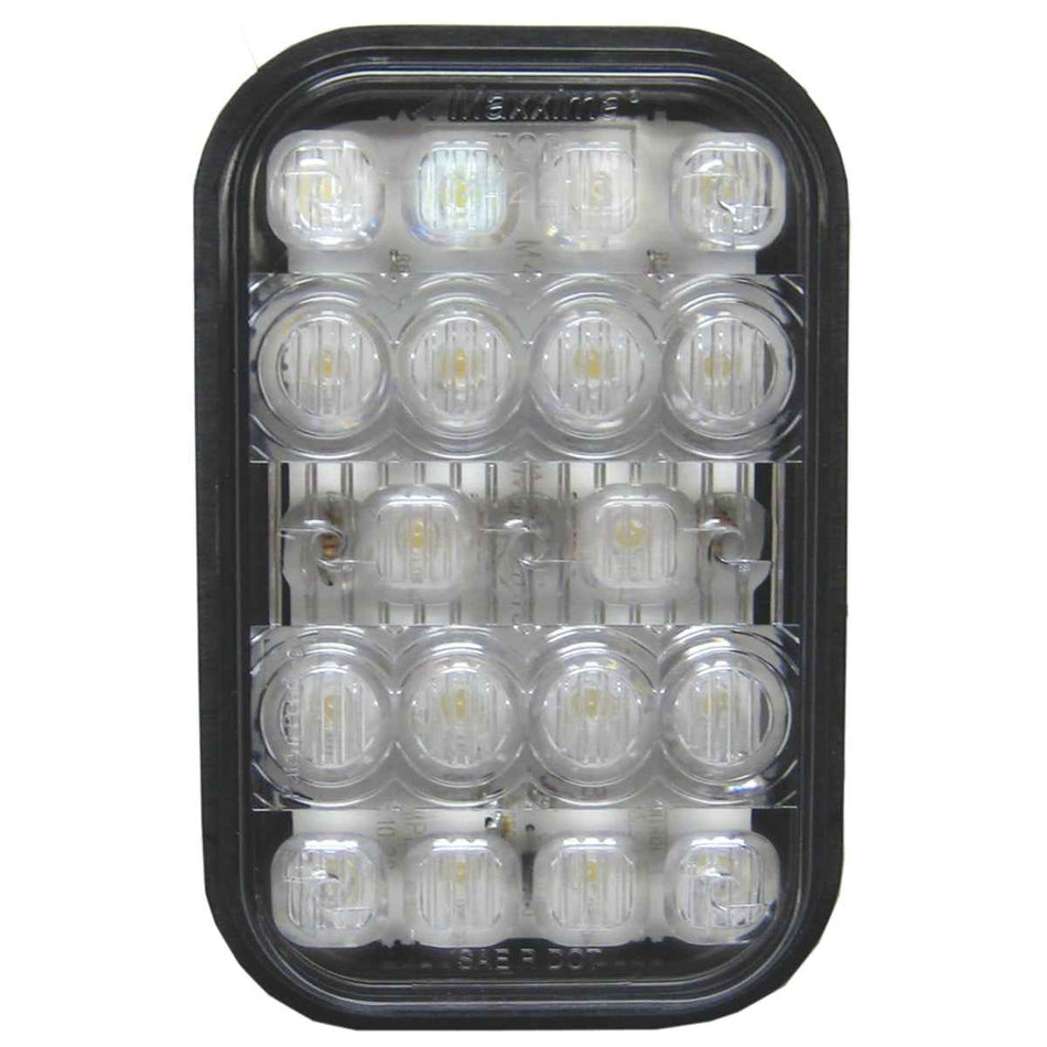 Maxxima 5" White Rectangle Back Up Light