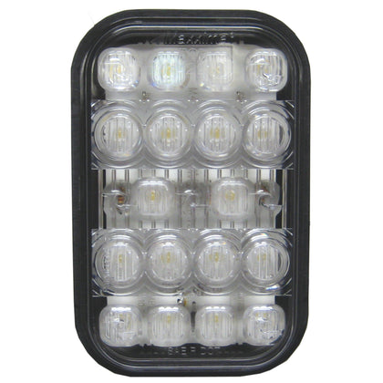 Maxxima 5" White Rectangle Back Up Light
