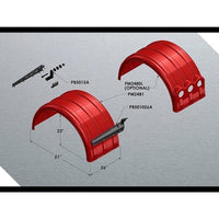Minimizer 2480 24.5" Half Circle Fenders