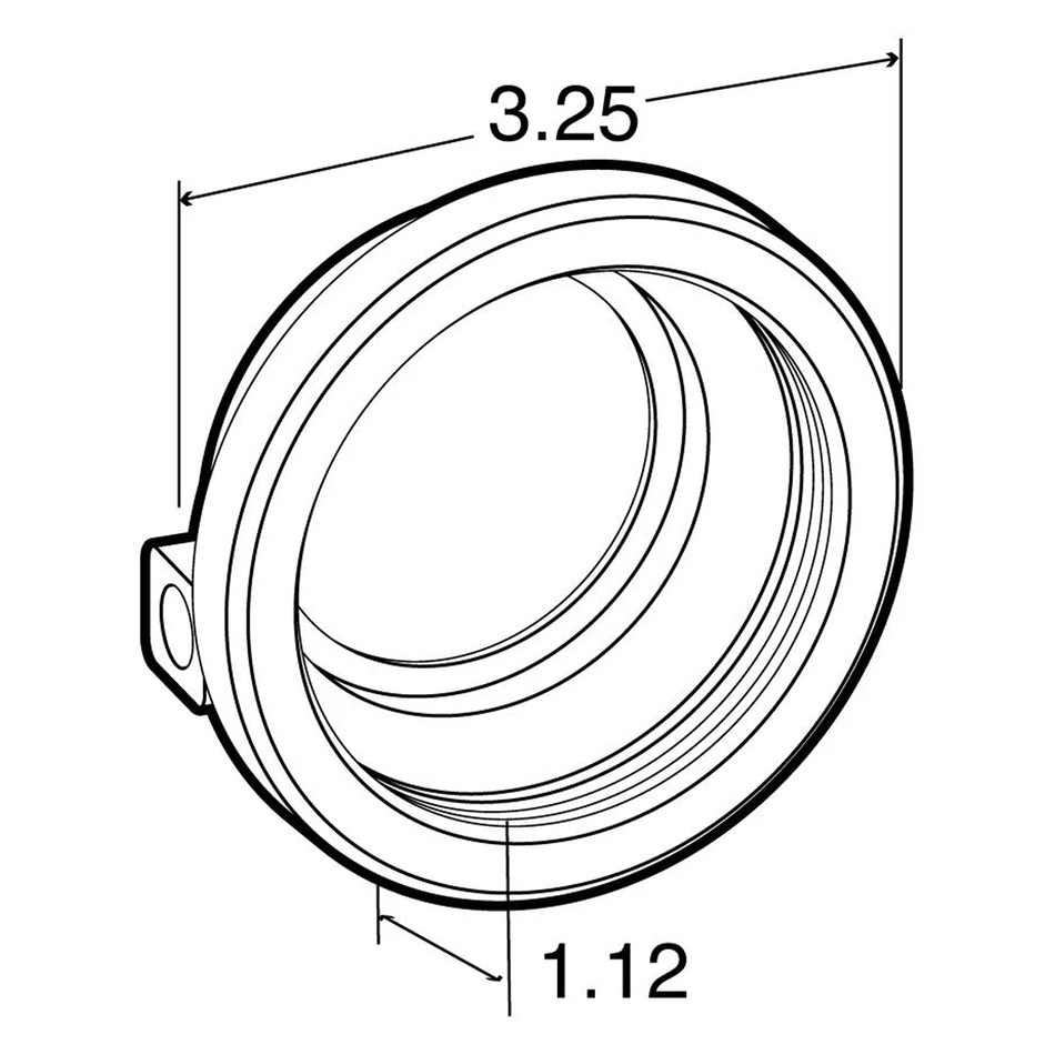 Model 10 - 2.5" Round Rubber Grommet (2.75" hole)