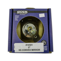 Open Road 5" Stainless Steel Convex Mirror - Center Mount