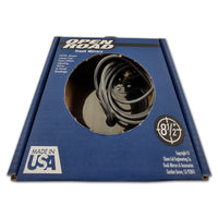 Open Road 8.5" Stainless Steel Heated Convex Mirror - Offset Mount