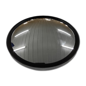 Open Road 8.5" Stainless Steel Heated Convex Mirror - Offset Mount