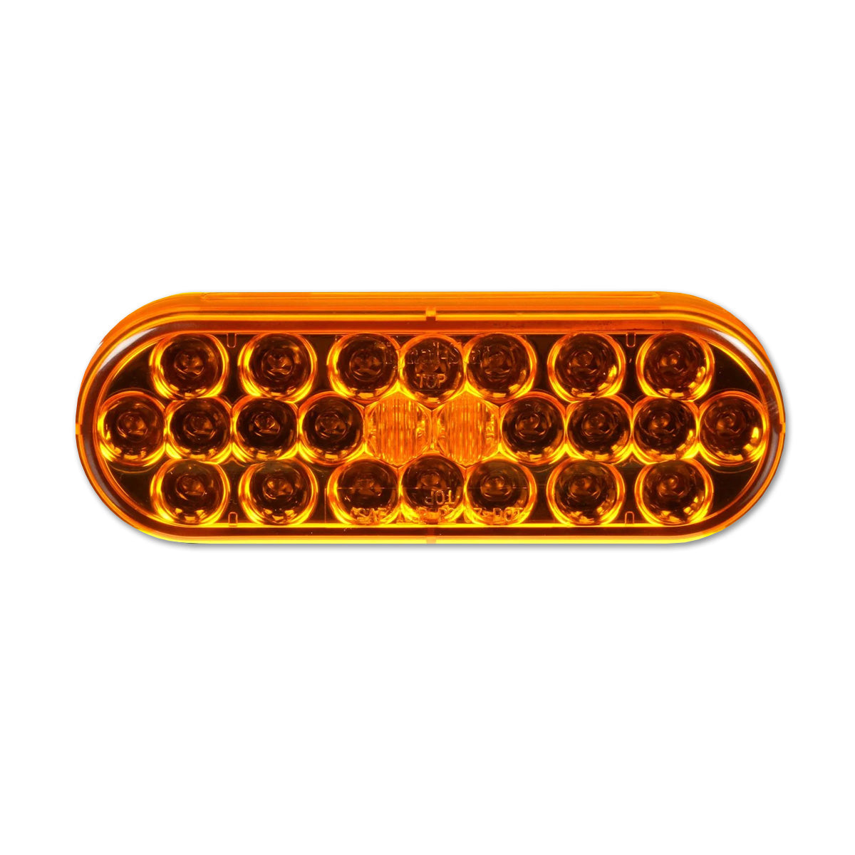 Oval LED Stop/Turn/Tail & Front/Park/Turn 24 Diode Pattern Lights - Berube's Truck Accessories