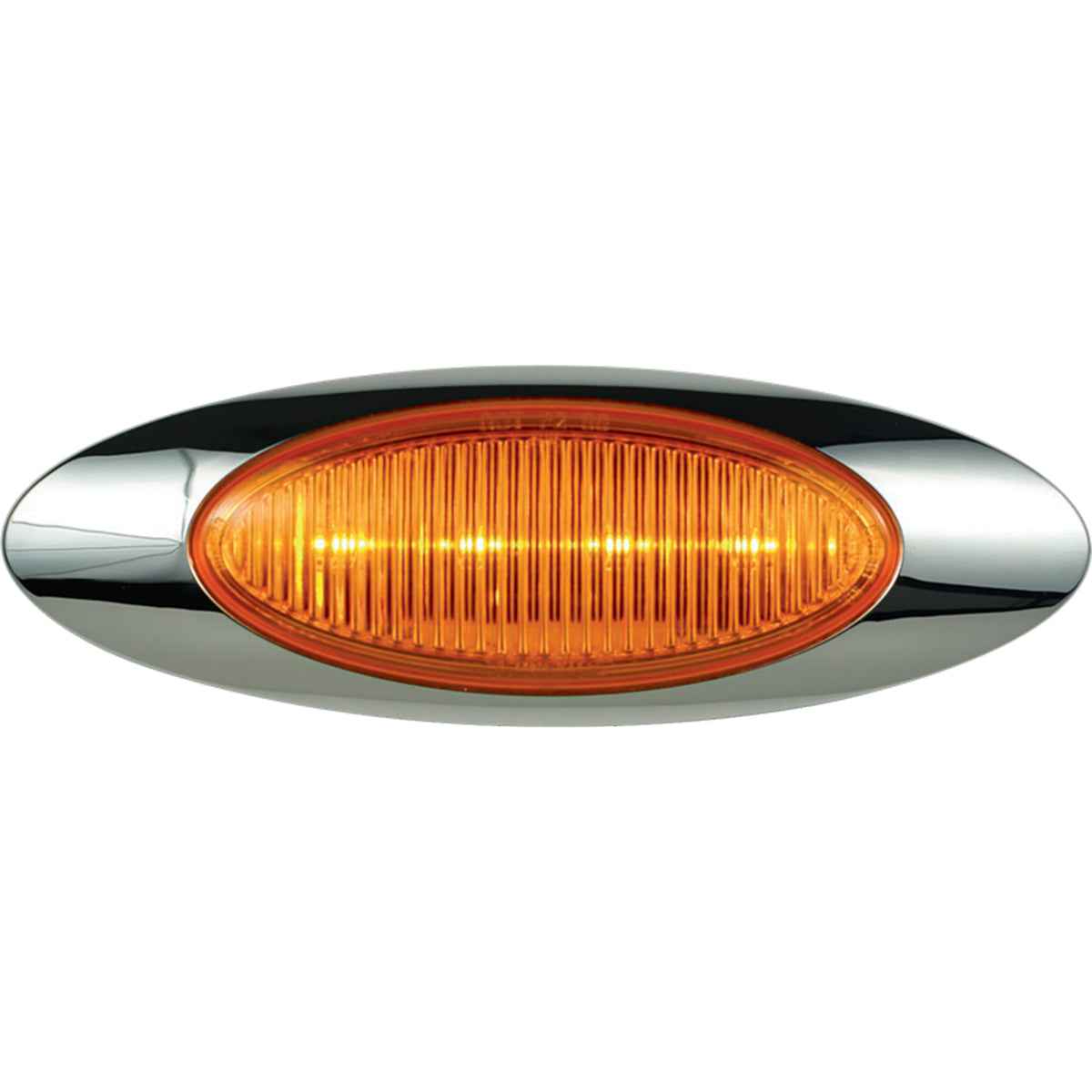 M1 LED 4" Oval Light with Chrome Housing