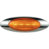 M1 LED 4" Oval Light with Chrome Housing