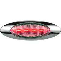 M1 LED 4" Oval Light with Chrome Housing