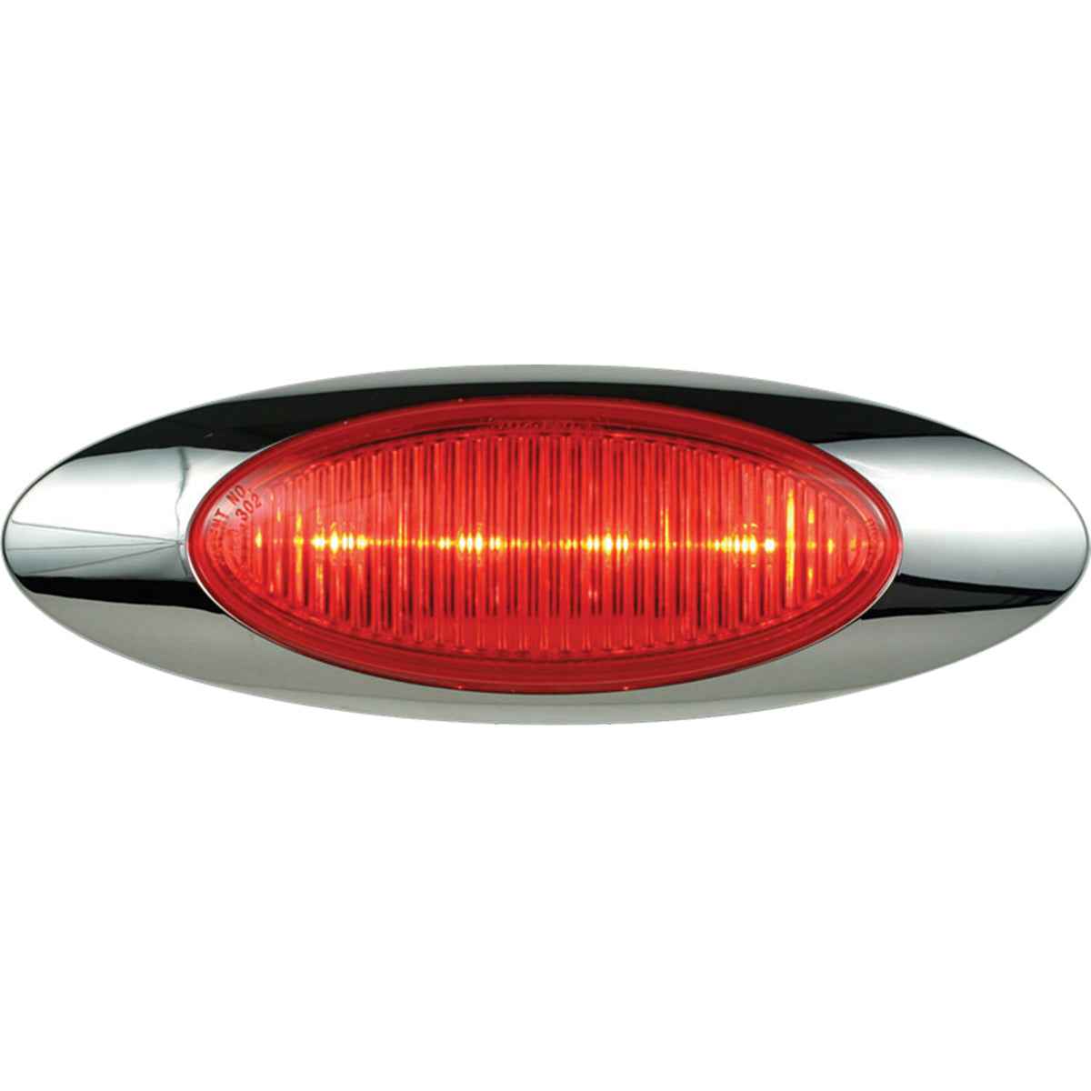 M1 LED 4" Oval Light with Chrome Housing