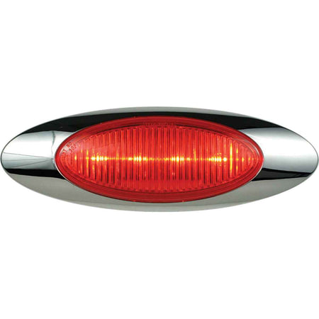 M1 LED 4" Oval Light with Chrome Housing