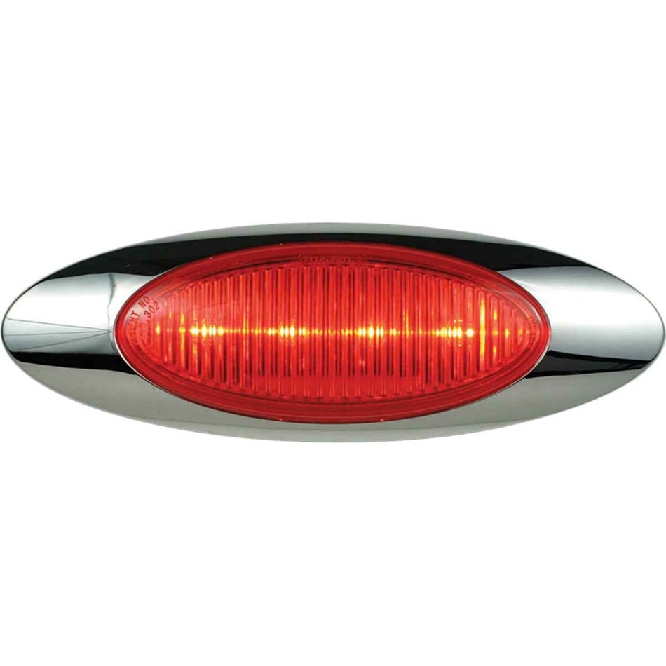 M1 LED 4" Oval Light with Chrome Housing