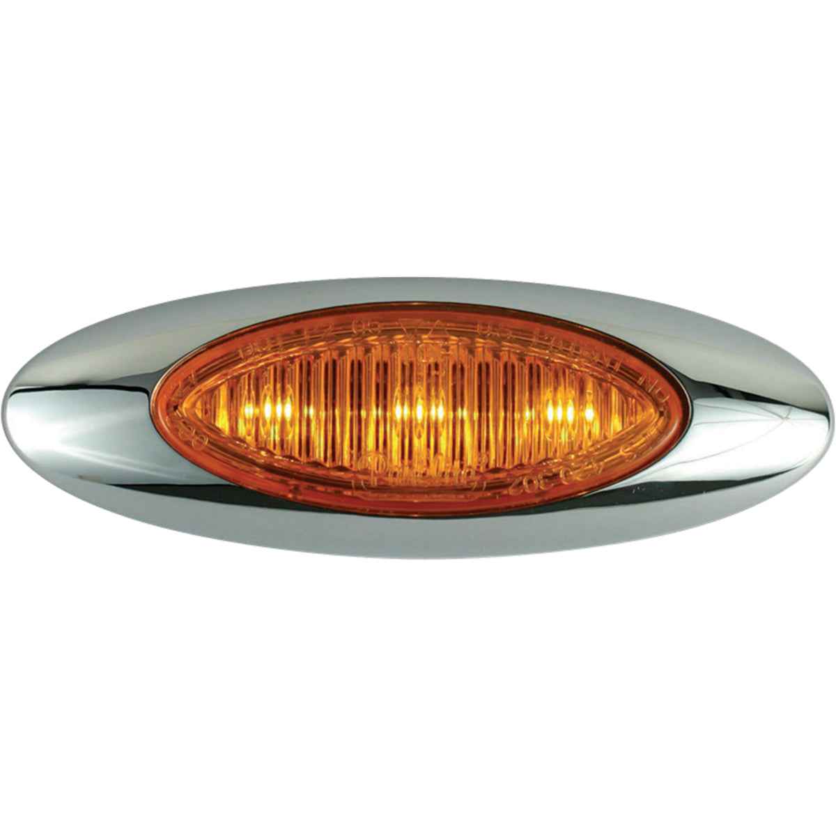 M5 LED 2.5" Oval Light with Chrome Housing