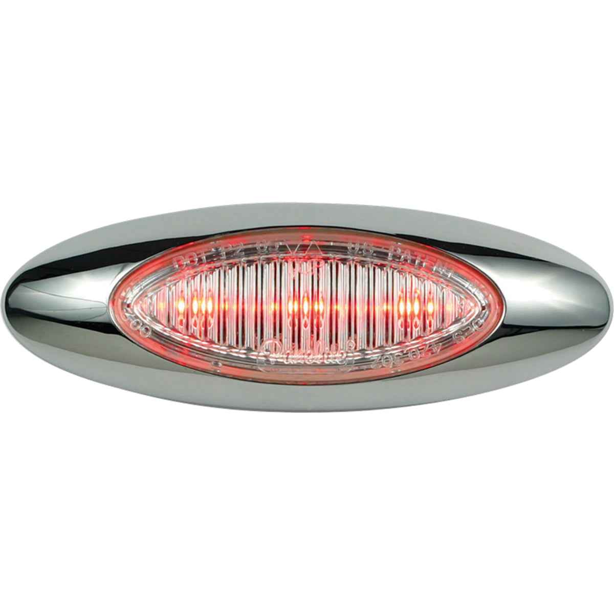 M5 LED 2.5" Oval Light with Chrome Housing