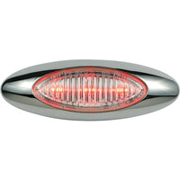 M5 LED 2.5" Oval Light with Chrome Housing