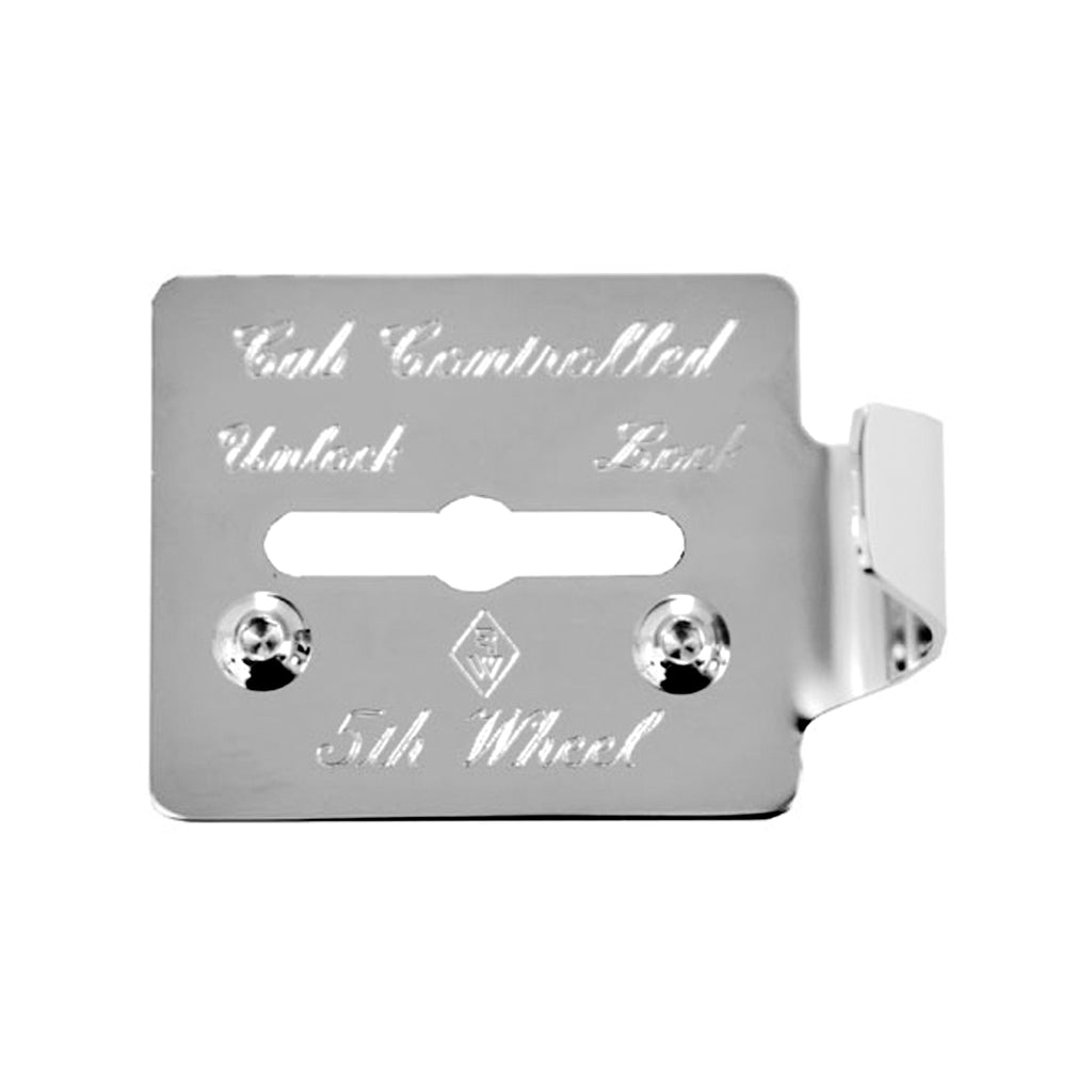 Peterbilt 359 Stainless Steel Switch Guard - Engraved