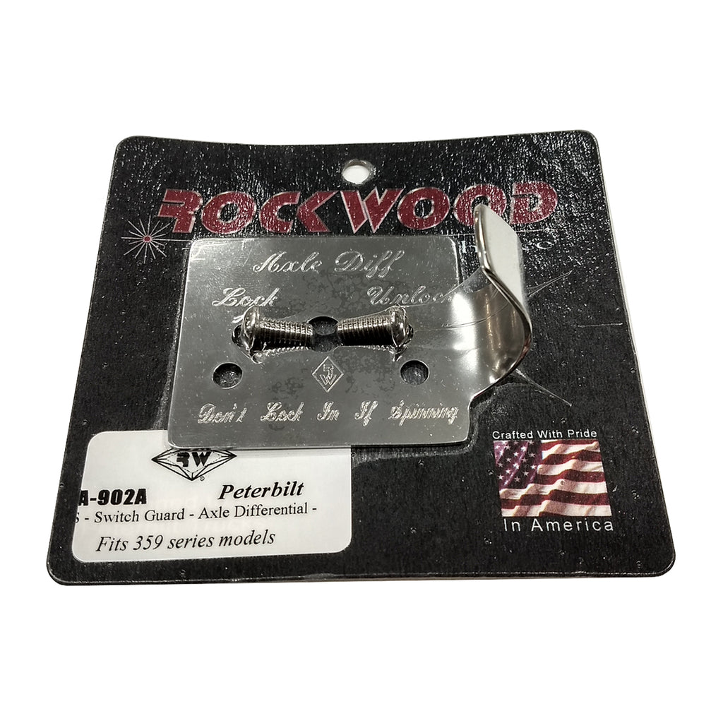 Peterbilt 359 Stainless Steel Switch Guard - Engraved – Berube's Truck ...