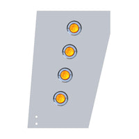 Peterbilt 359 Wide Cowl Extensions