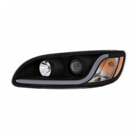 Peterbilt 337/386/387 Projection Headlight with Dual Function LED Light Bar