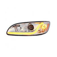 Peterbilt 337/386/387 Projection Headlight with Dual Function LED Light Bar