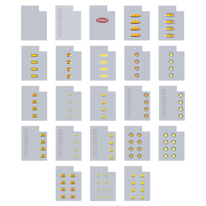 Peterbilt 379 Rectangular Cowl Extensions
