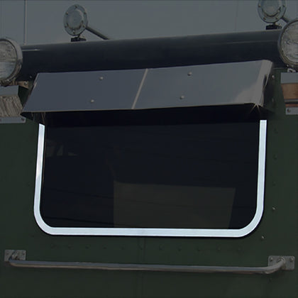 Roadworks Peterbilt Rear Window Trim - 37" x 20"