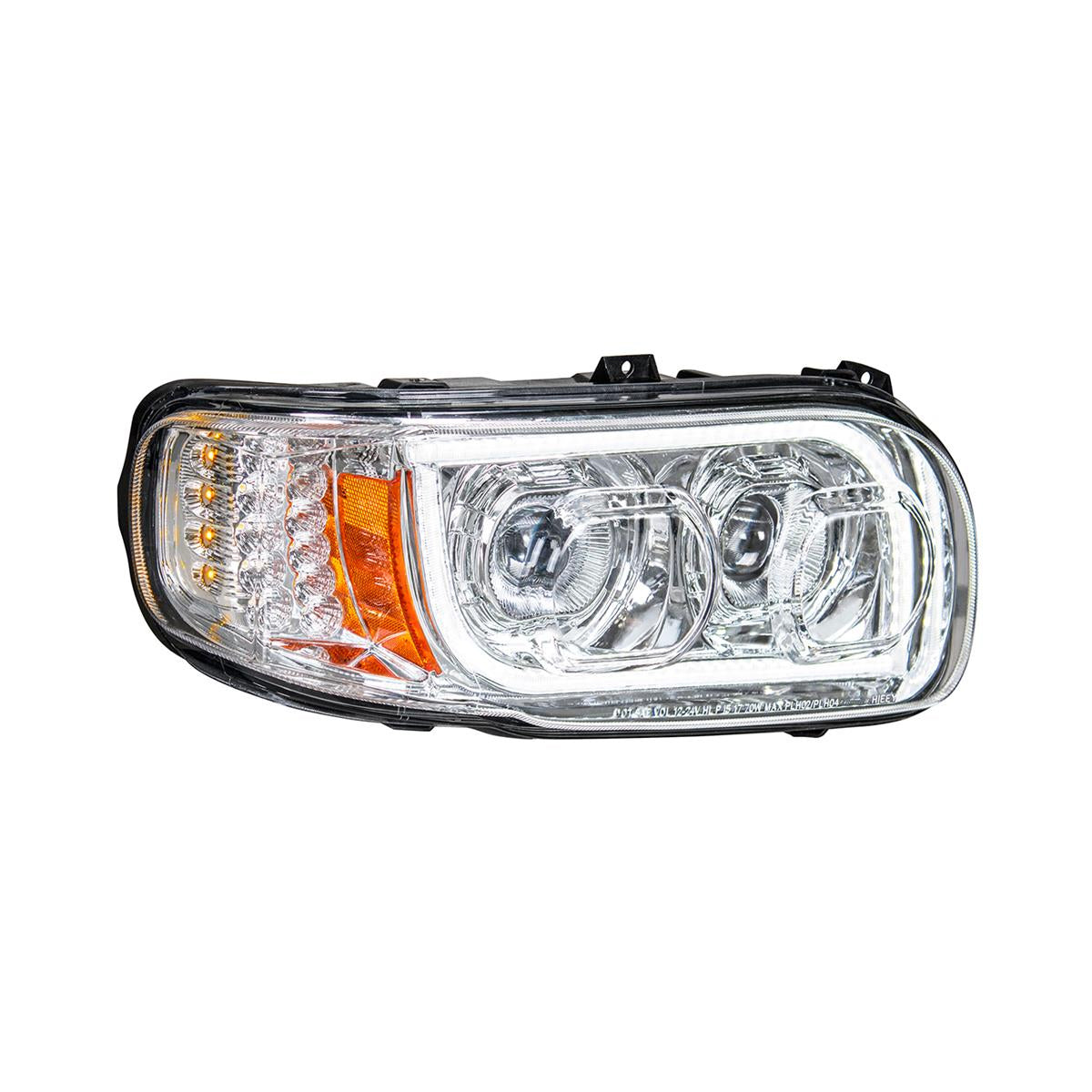 Peterbilt 388/389 High Power 100% LED Headlight - Berube's Truck Accessories
